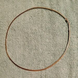 Versatile 18" Italian Sterling Silver Omega Chain